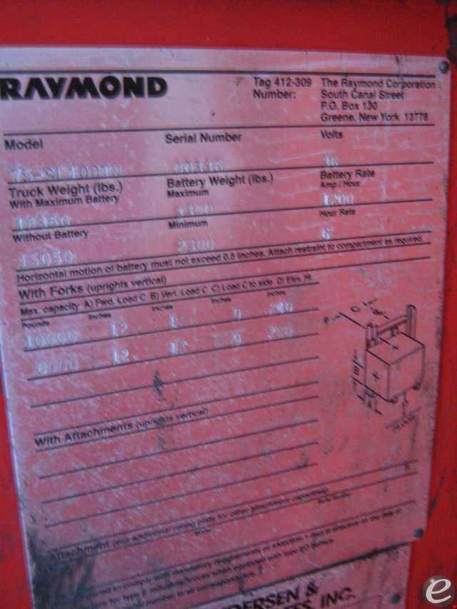 1975 Raymond 75-SL100TN