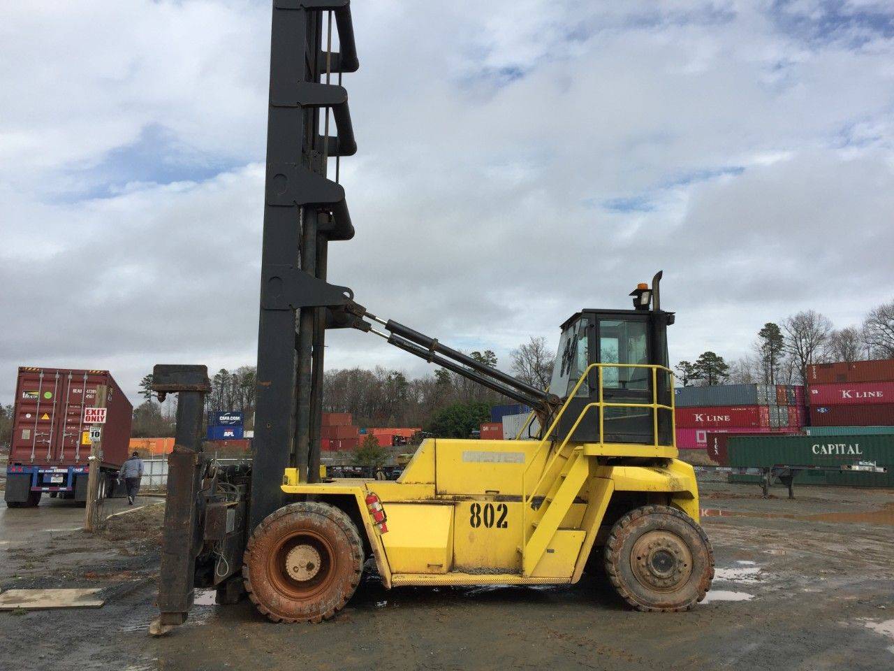 2000 Diesel Hyster H400HD-EC Container Handlers (Loaded/Empty)