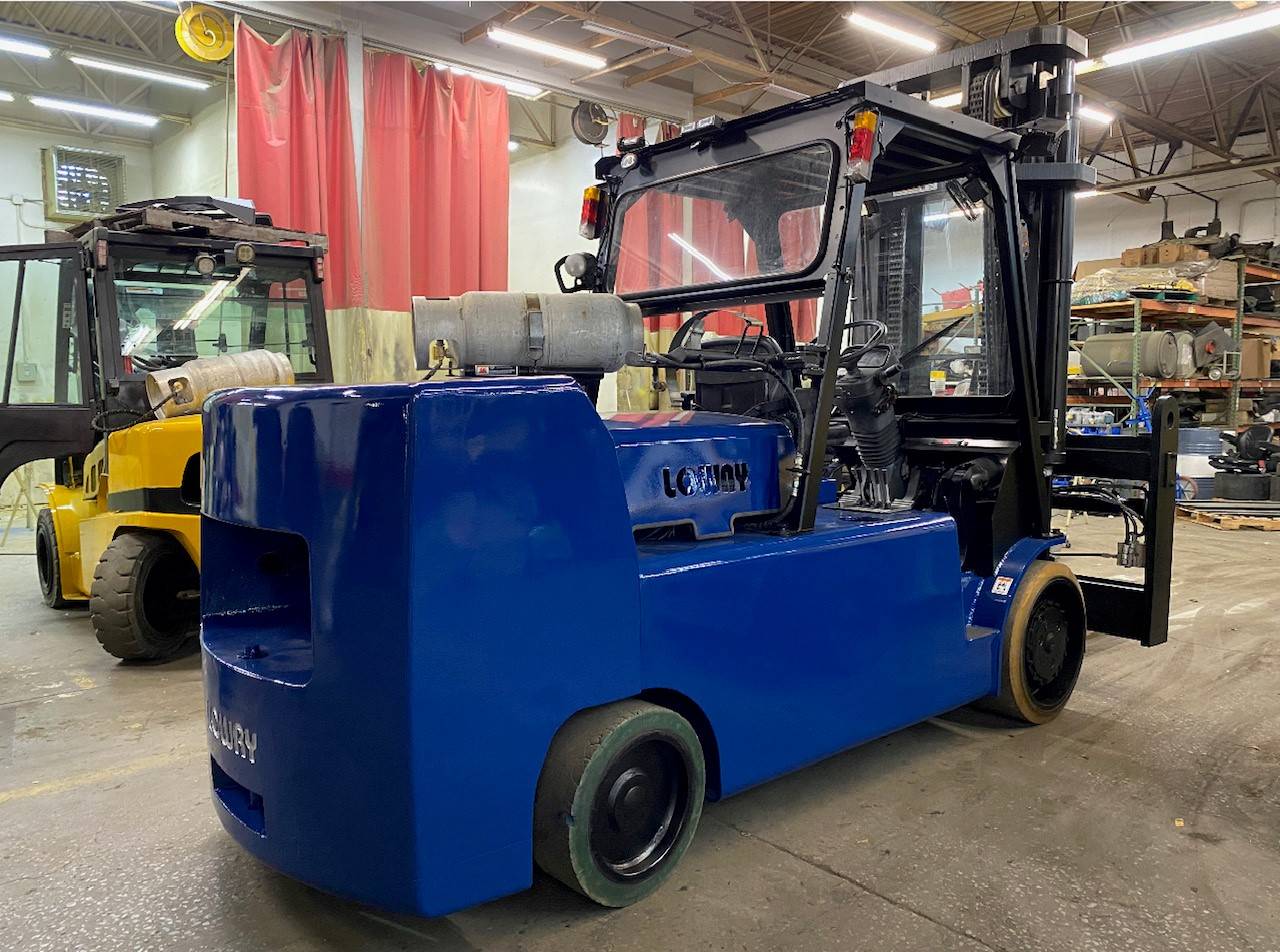 A wide selection of Lowry Forklifts with 32 in stock and available for immediate and local delivery