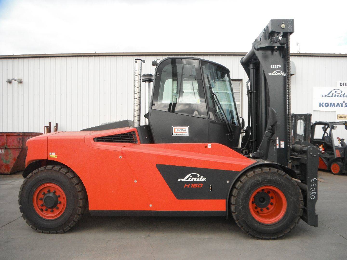 2020 Diesel Linde H160/12001401 Pneumatic Tire 4 Wheel Sit Down