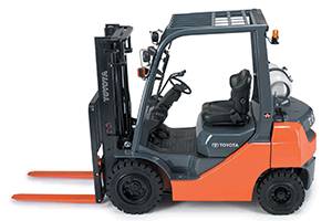 For Rent 6000 lbs - 189" lift - Gas/Propane - Indoor/Outdoor Pneumatic Tires