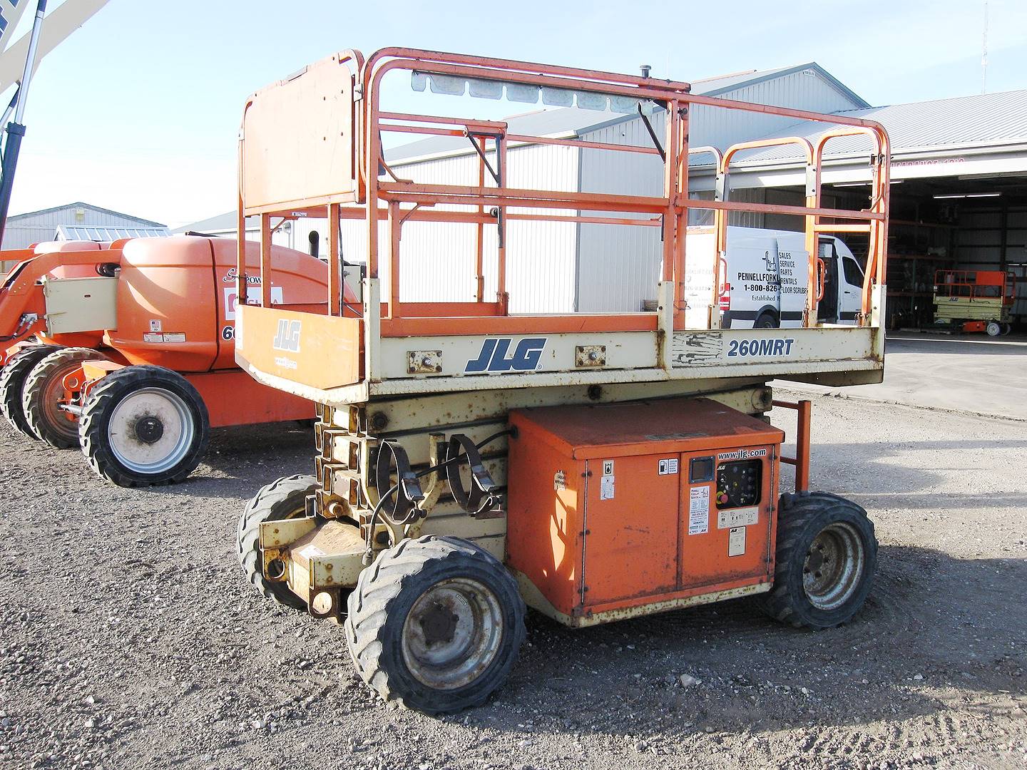 2004 Dual Fuel JLG 260MRT Scissor Lift