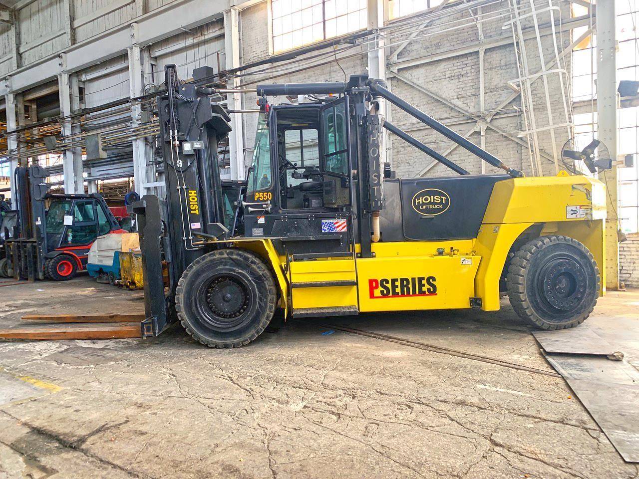 2018 Diesel Hoist Liftruck P550 Pneumatic Tire 4 Wheel Sit Down