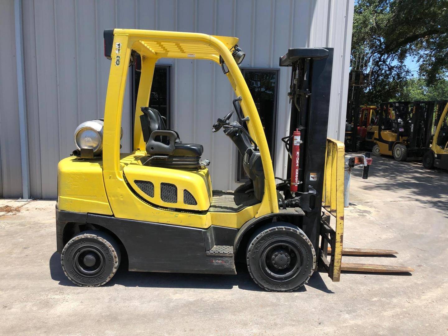 2013 LP Gas Hyster H50FT Pneumatic Tire 4 Wheel Sit Down