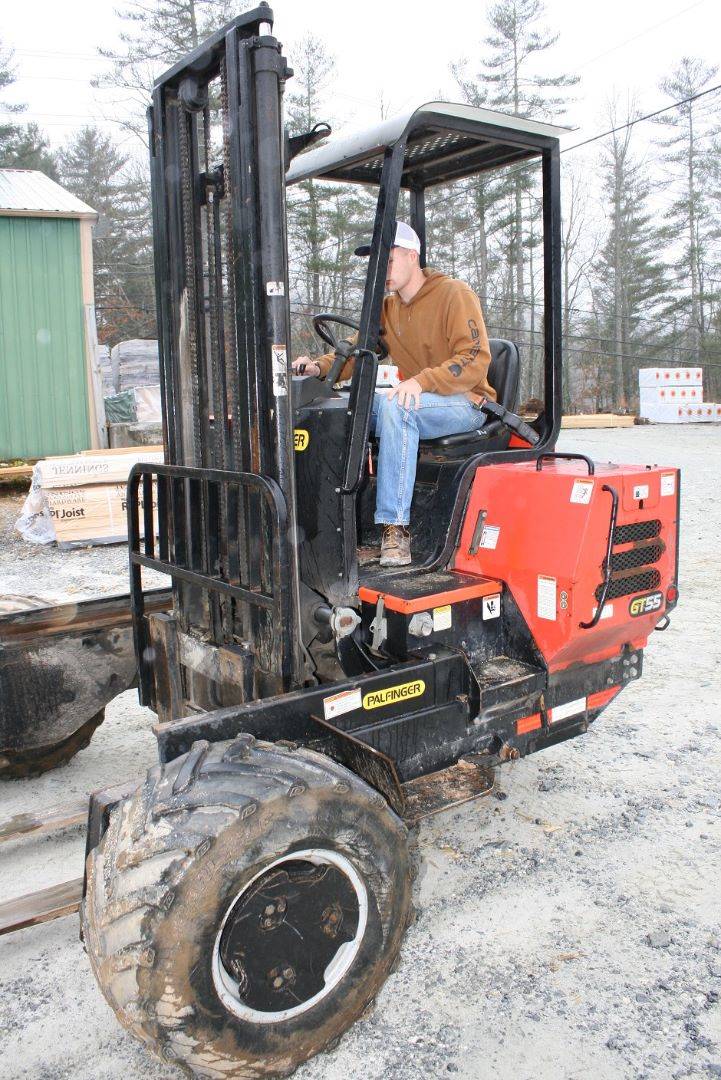2013 Diesel Palfinger Crayler GT55 Truck Mounted Forklift (Sod Loaders)