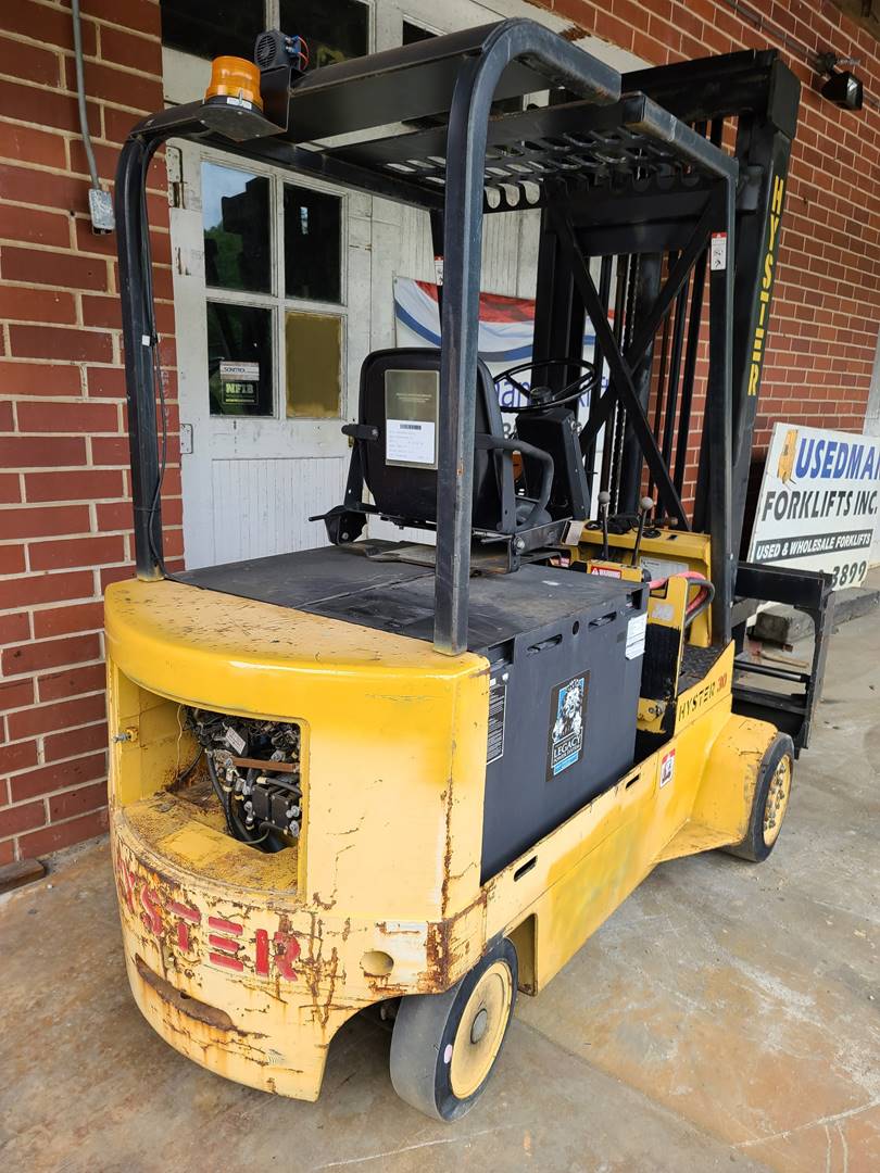 1990 Electric Hyster N30AH Electric Man Down Swing Reach Turret