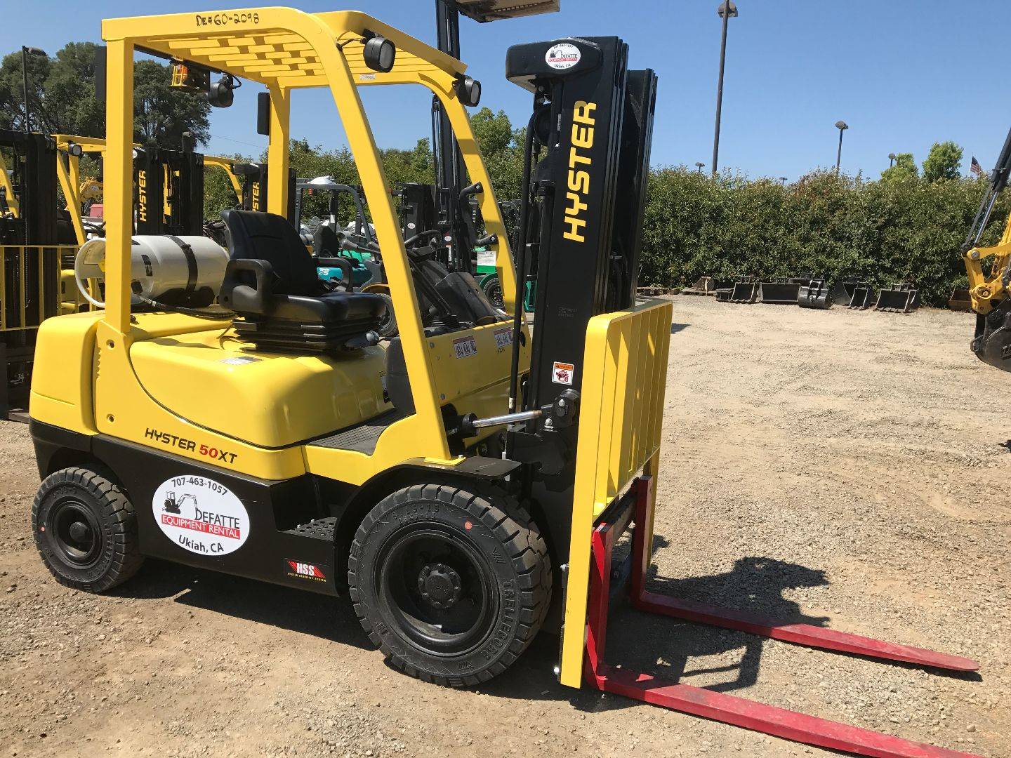 2017 LP Gas Hyster H50XT Pneumatic Tire 4 Wheel Sit Down