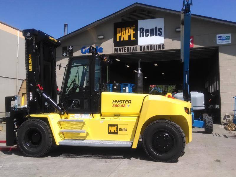 Diesel Hyster H36048 Pneumatic Tire 4 Wheel Sit Down