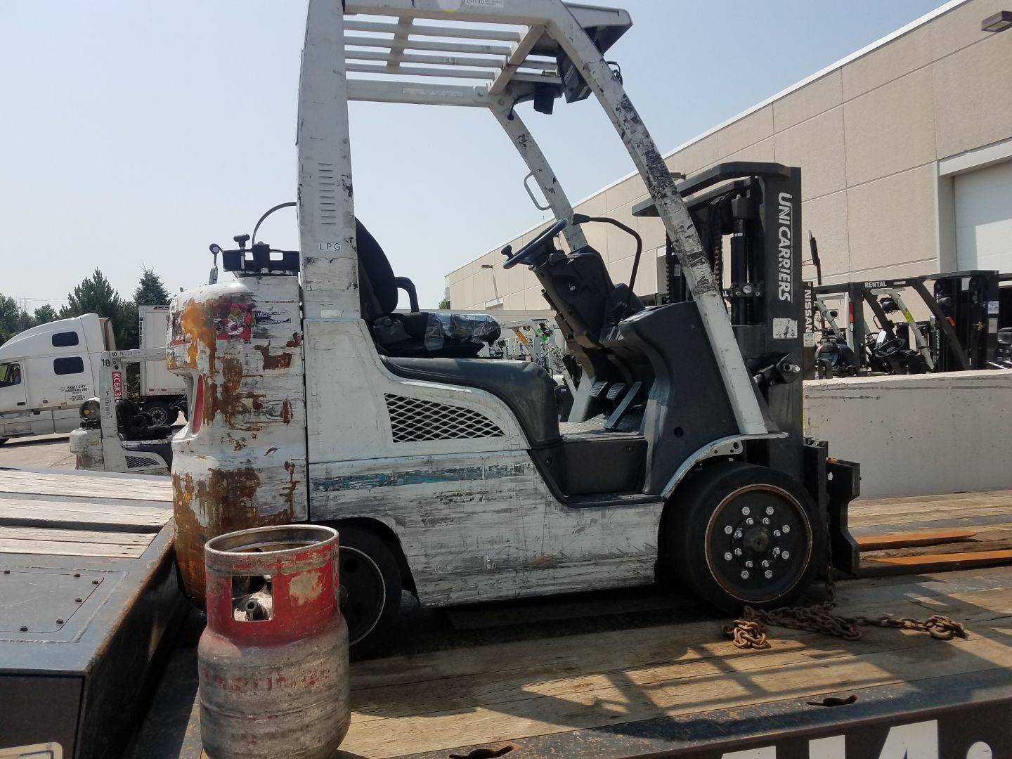 2015 LP Gas Nissan MCP1F2A25LV Cushion Tire 4 Wheel Sit