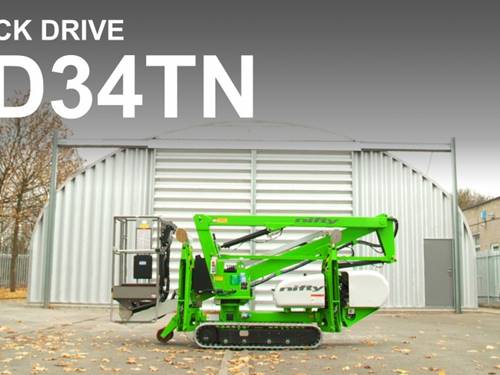 For Rent 34' lift -  Bi-Energy -  Crawler Boom Lift