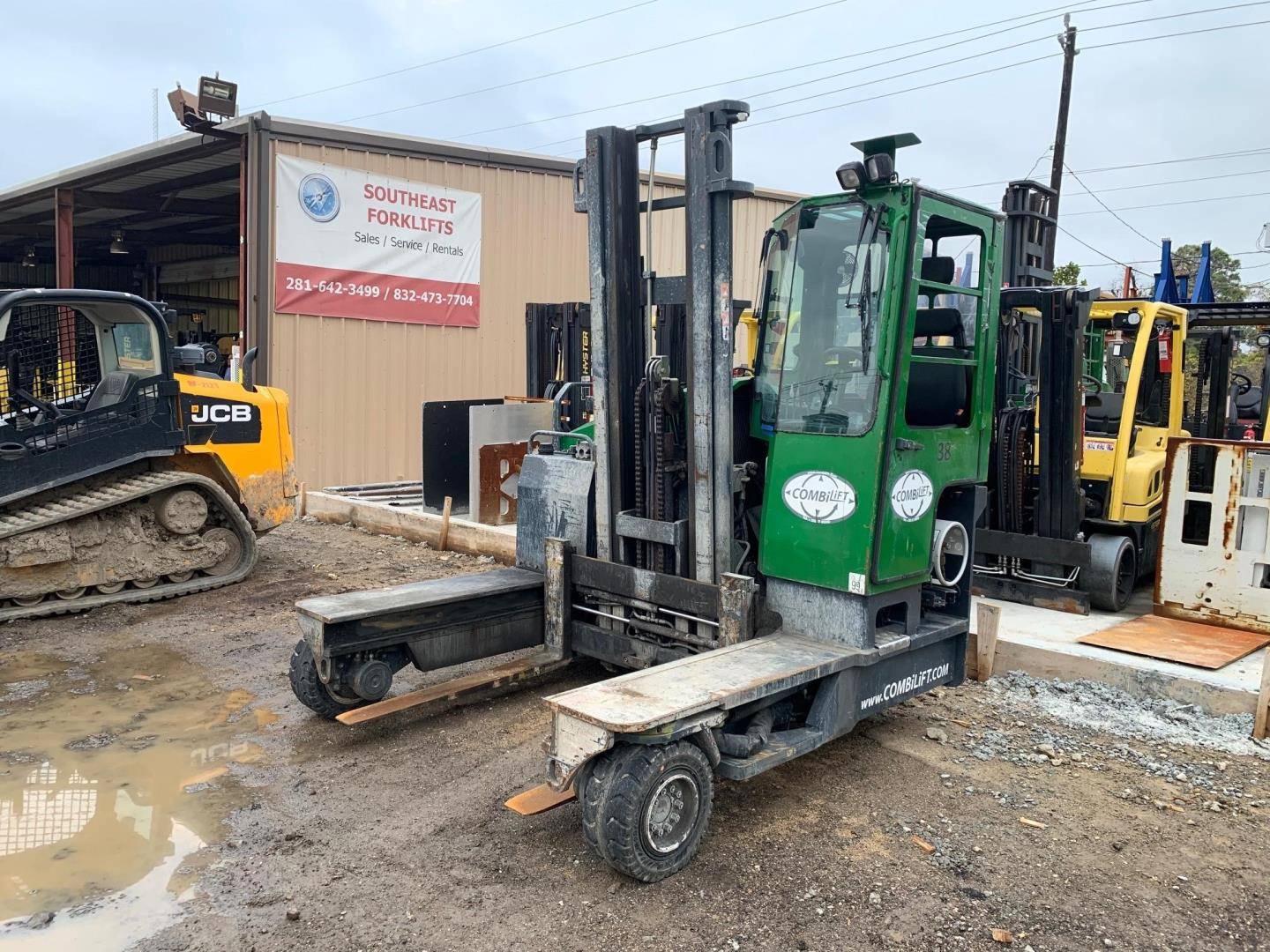 2013 LP Gas Combilift C8000 Internal Combustion Sideloader (Bi-Directional)