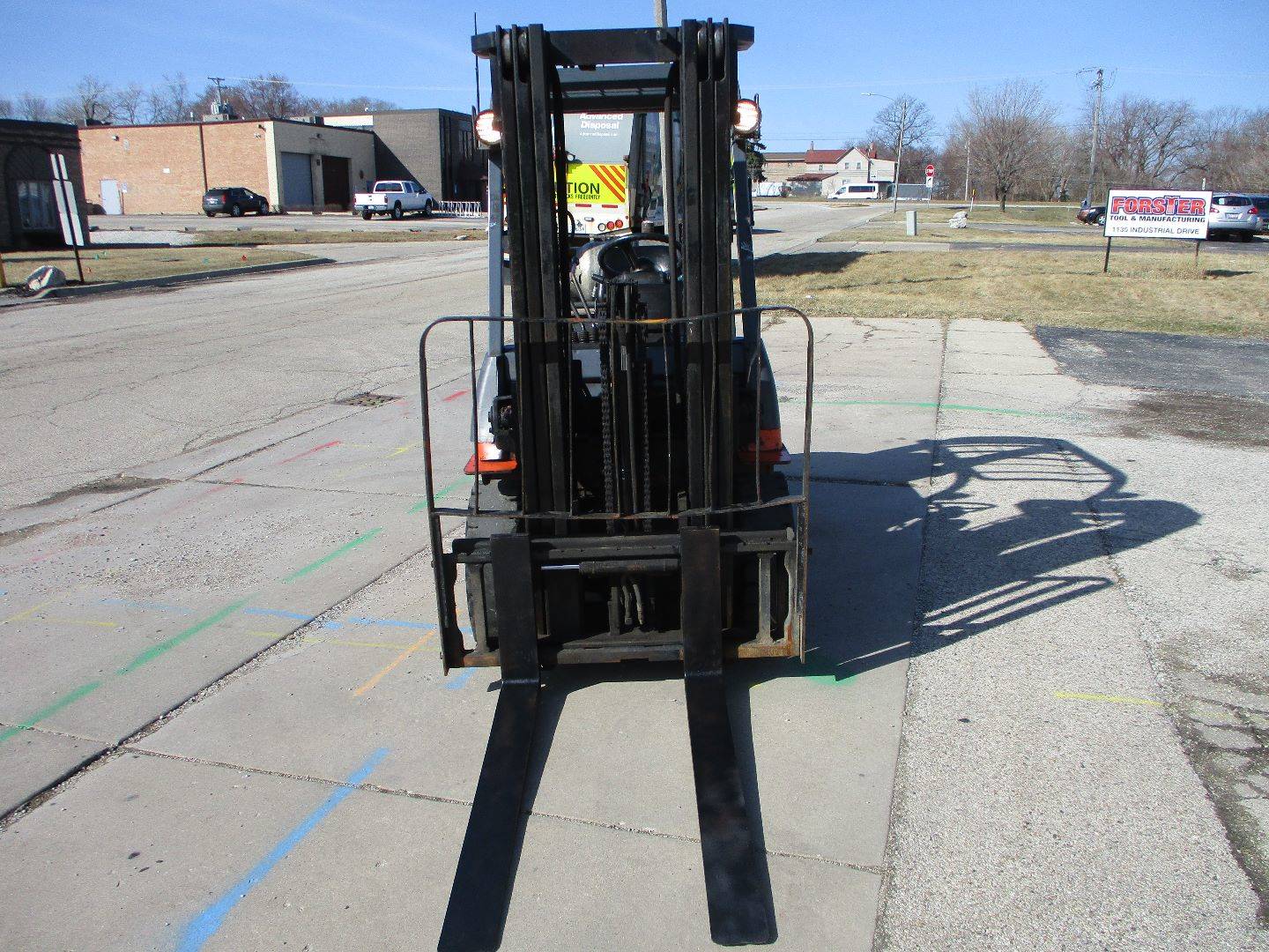 2000 LP Gas Toyota 7FGU25 Pneumatic Tire 4 Wheel Sit Down