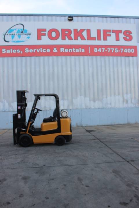 ☆GC25K Cat Lift Truck☆ Caterpillar GC25K LPG forklift specs & dimensions (1998 - 2014
