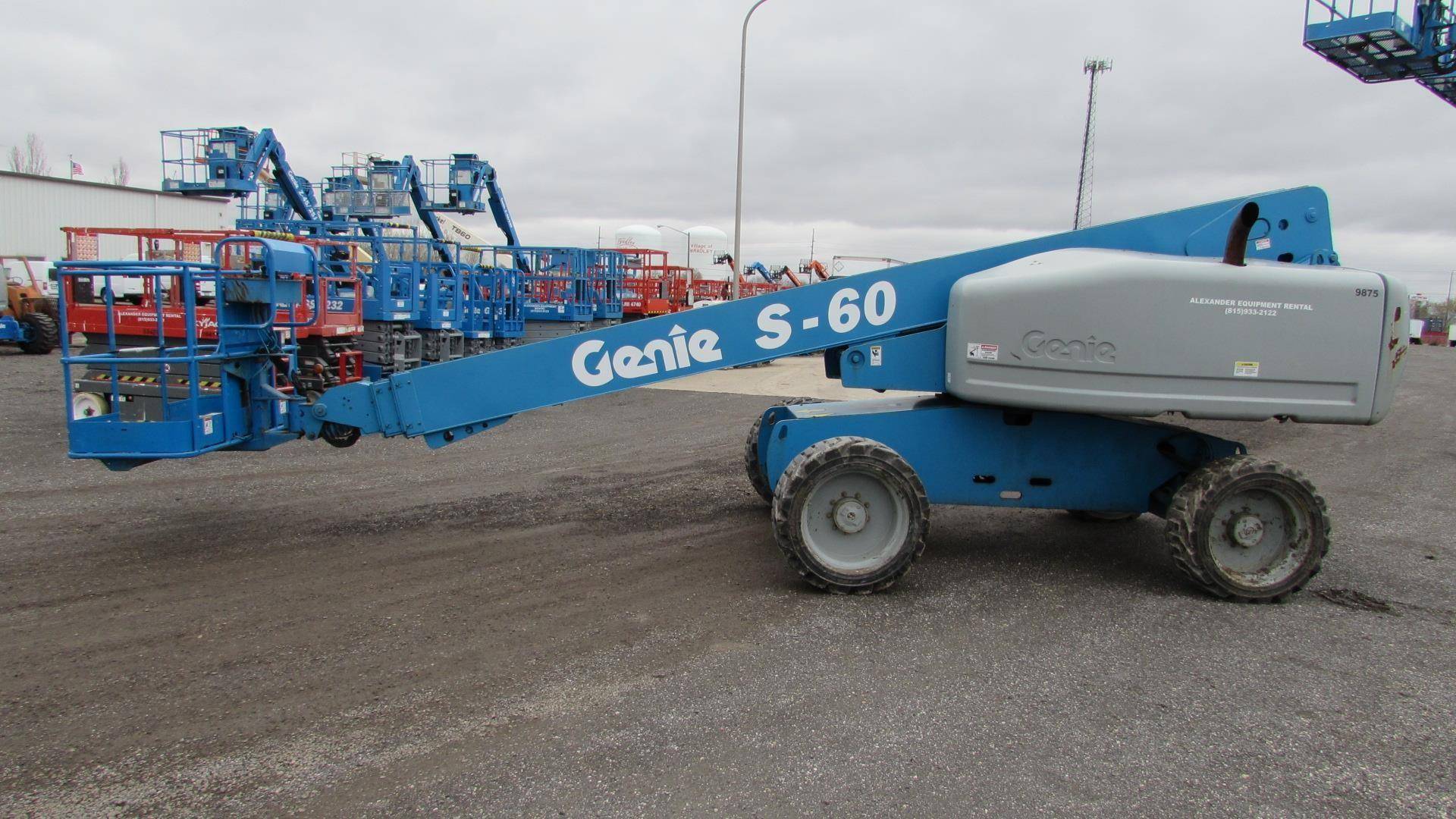2007 Dual Fuel Genie S60 Telescopic Boom