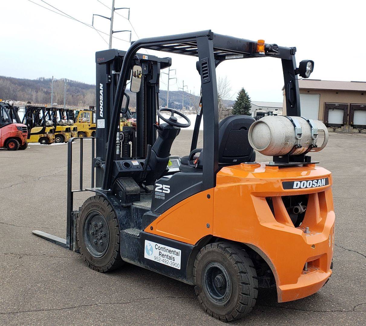 2019 LP Gas Doosan G25N7 Pneumatic Tire 4 Wheel Sit Down
