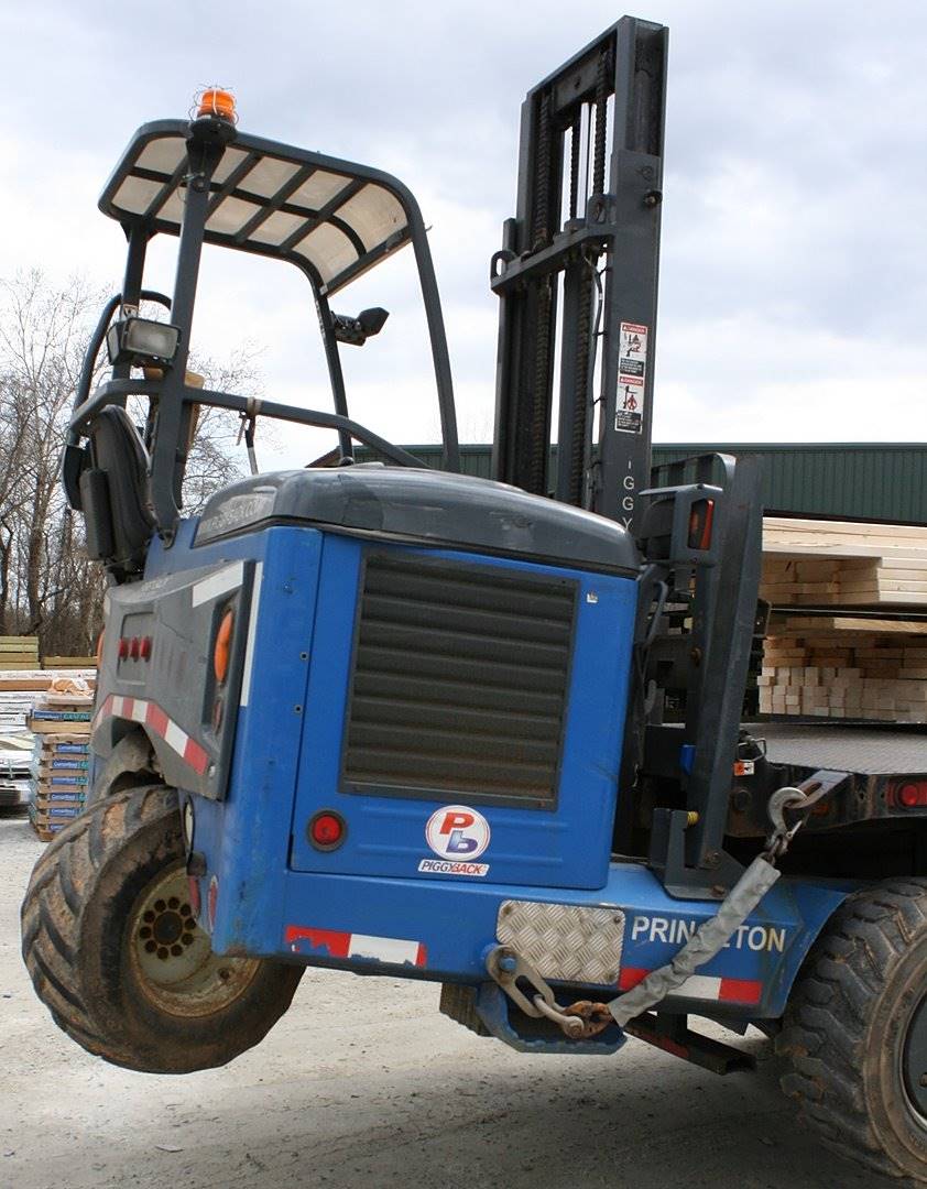 2014 Diesel Princeton PB55.4 Truck Mounted Forklift (Sod Loaders)