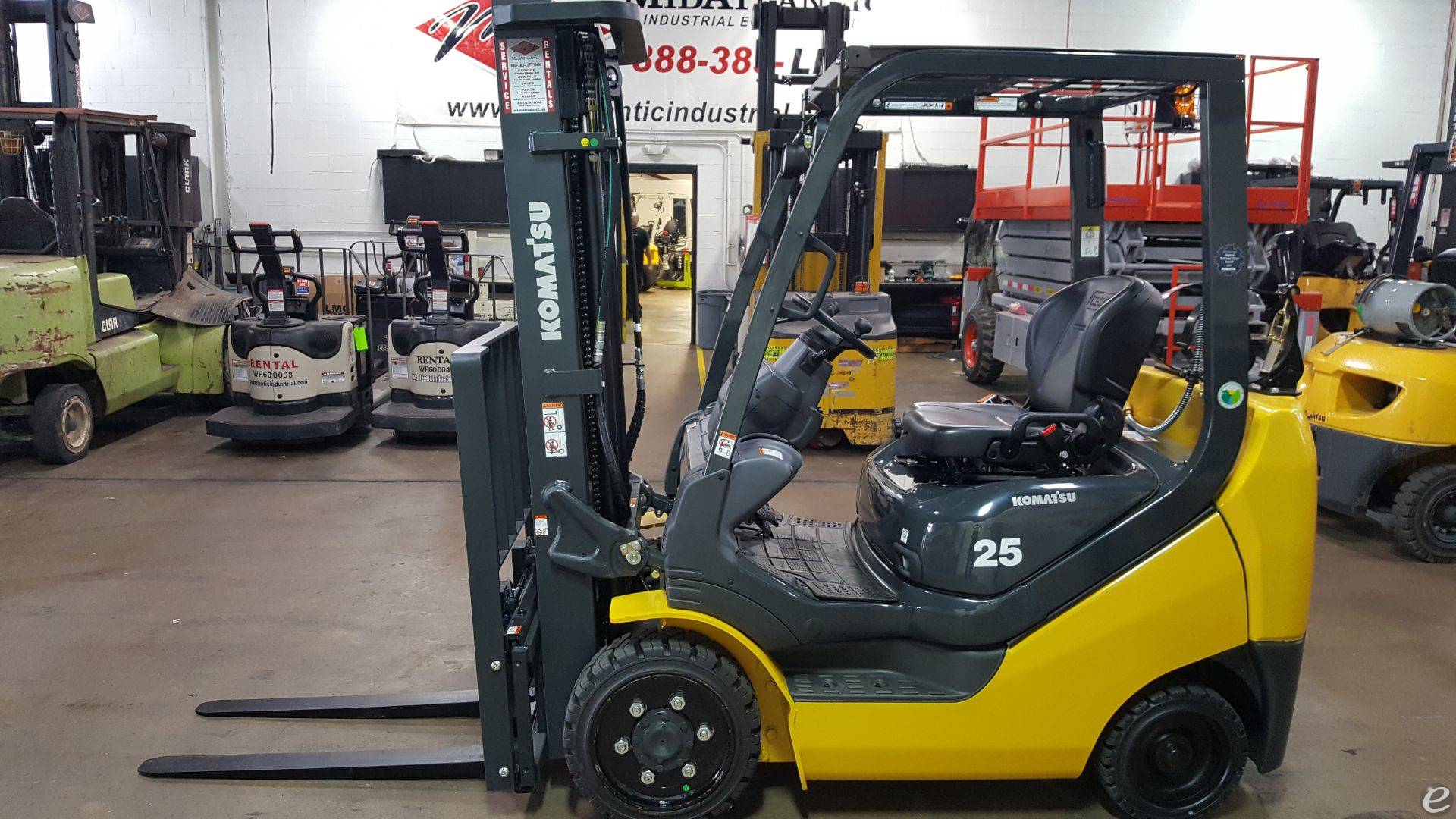 2018 Komatsu FG25ST-16 LP Gas Forklift - 123Forklift