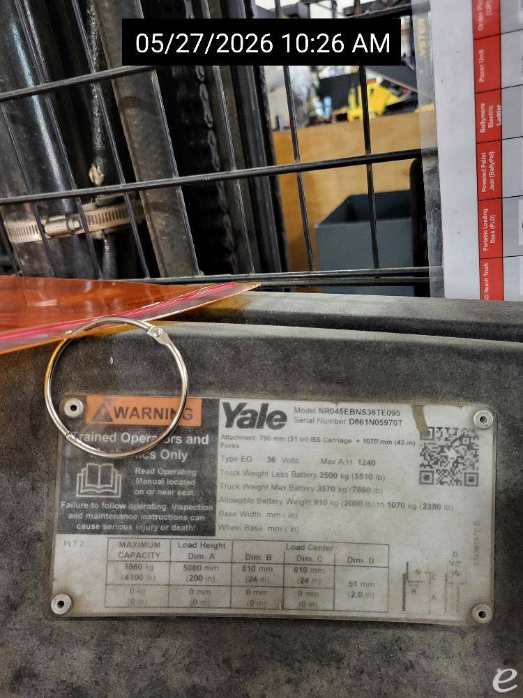 2019 Yale NR045EB