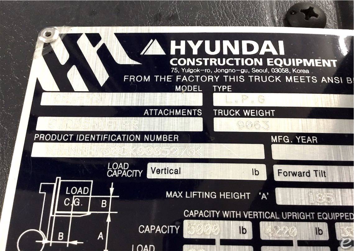 2019 Hyundai 25L-7A