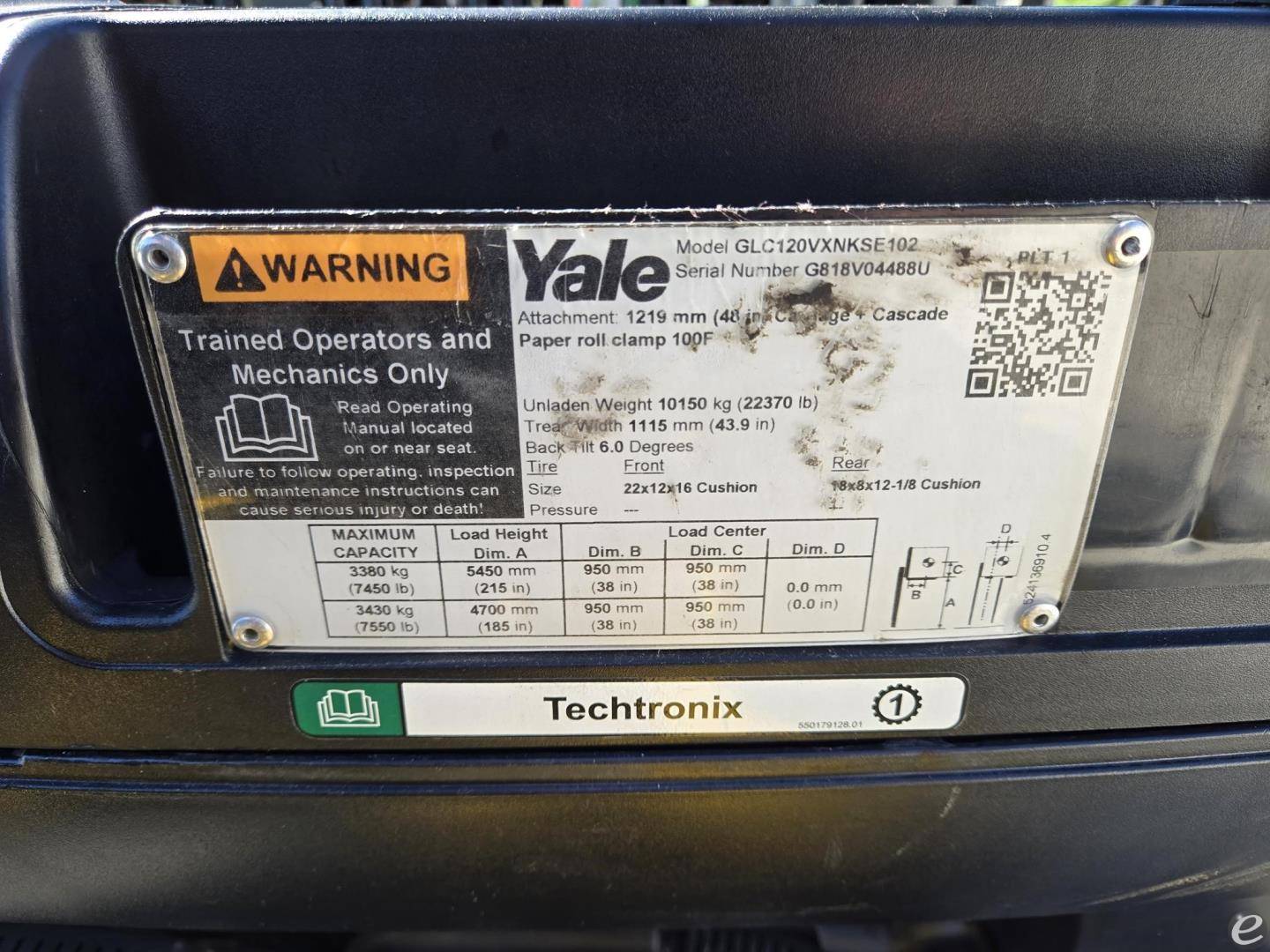 2020 Yale GLC120VX