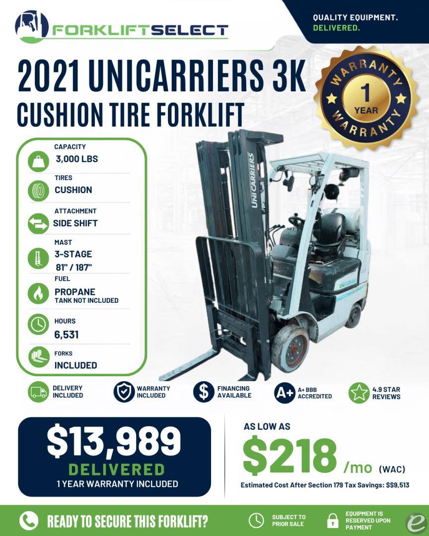 2021 Unicarriers CF30LP