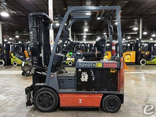 2017 Toyota 8FBCHU25 Electric Forklift - 123Forklift