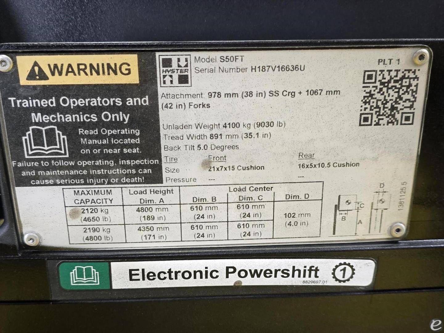 2020 Hyster S50FT