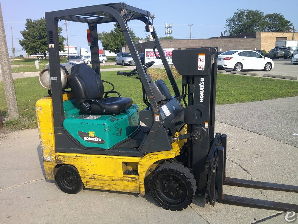2006 Komatsu FG15ST-1 LP Gas Forklift - 123Forklift