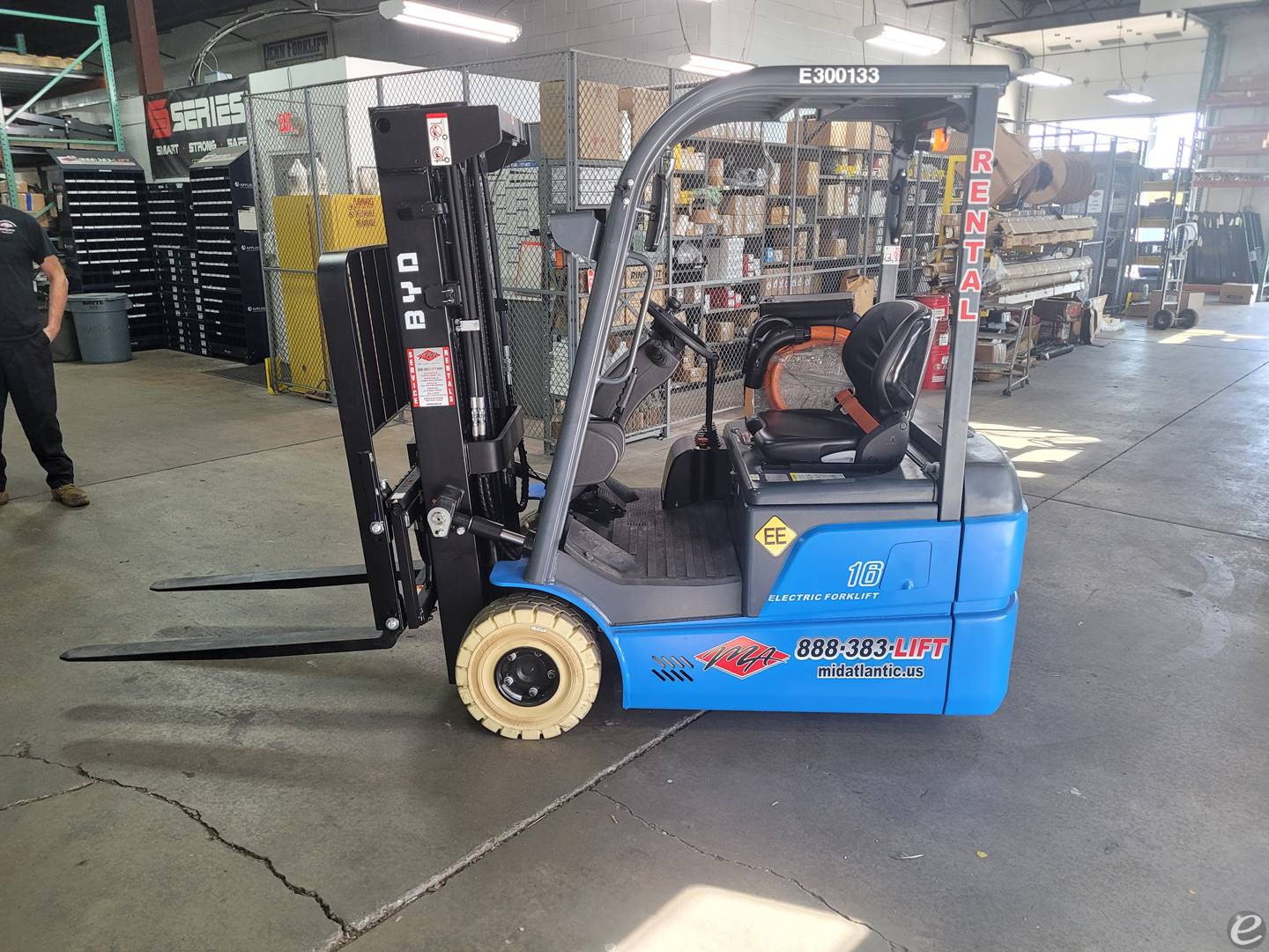 2022 BYD ECB16 Electric Forklift