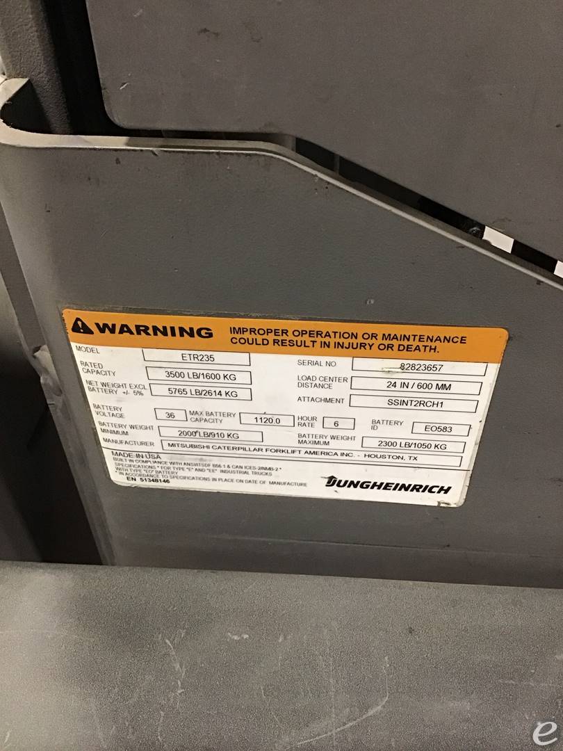 2017 Jungheinrich ETR235