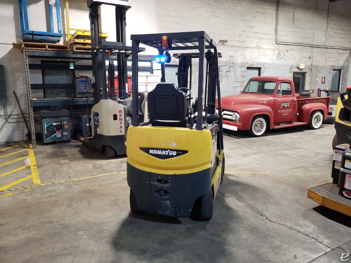 2006 Komatsu FB25SH-6 Electric Forklift - 123Forklift