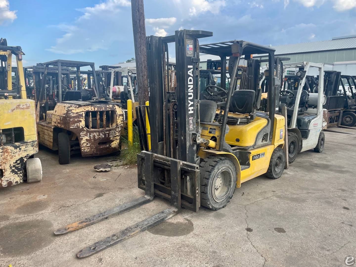2012 Hyundai 30D-7E Diesel Forklift...