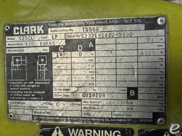 2006 Clark C25CL