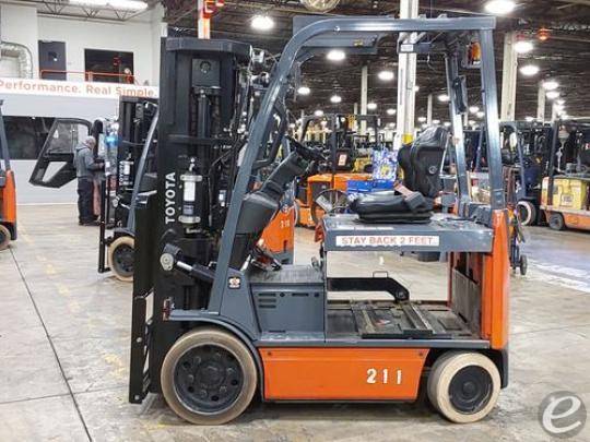 2017 Toyota 8FBCHU25 Electric Forklift - 123Forklift