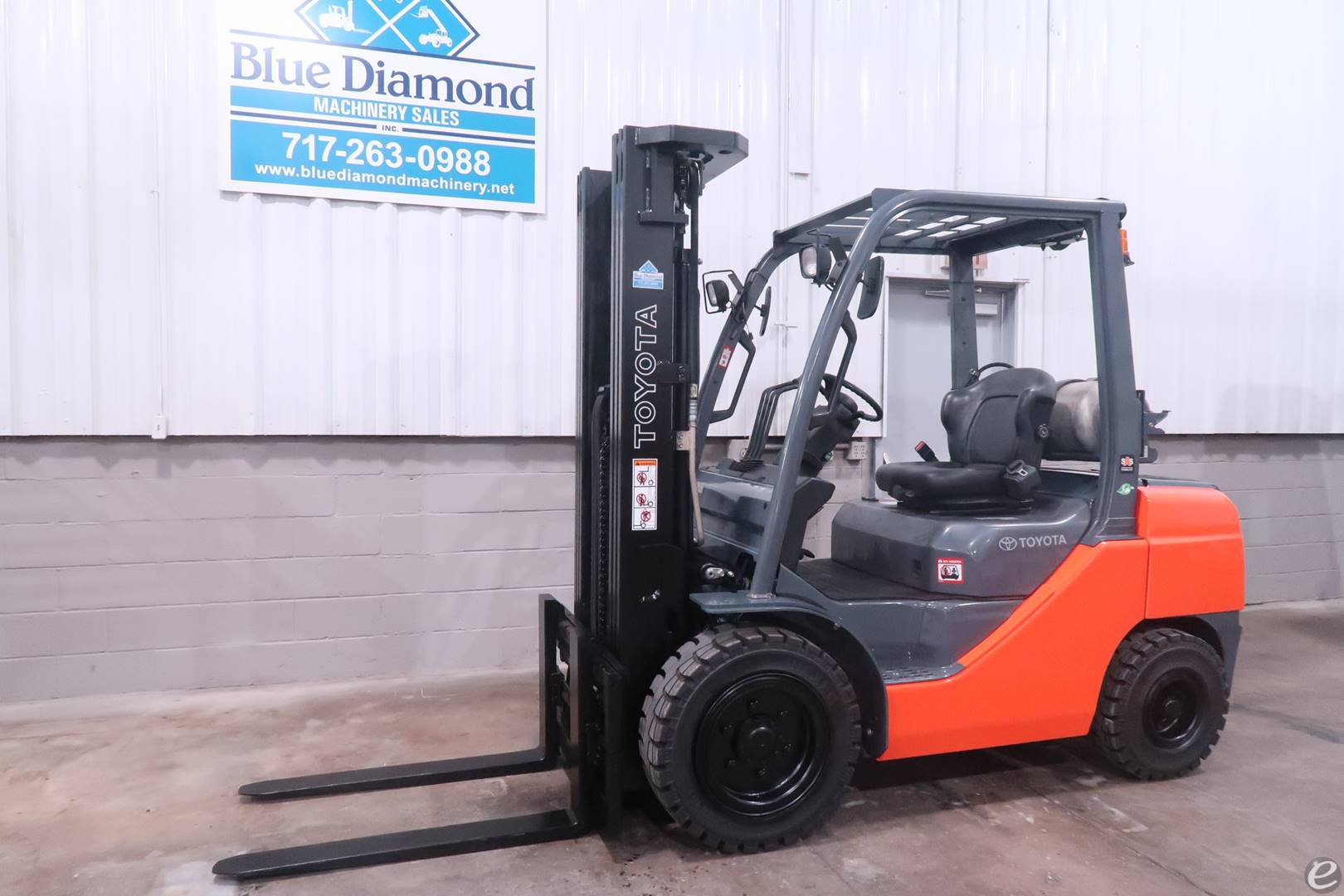 2019 Toyota 8FGU30 LP Gas Forklift