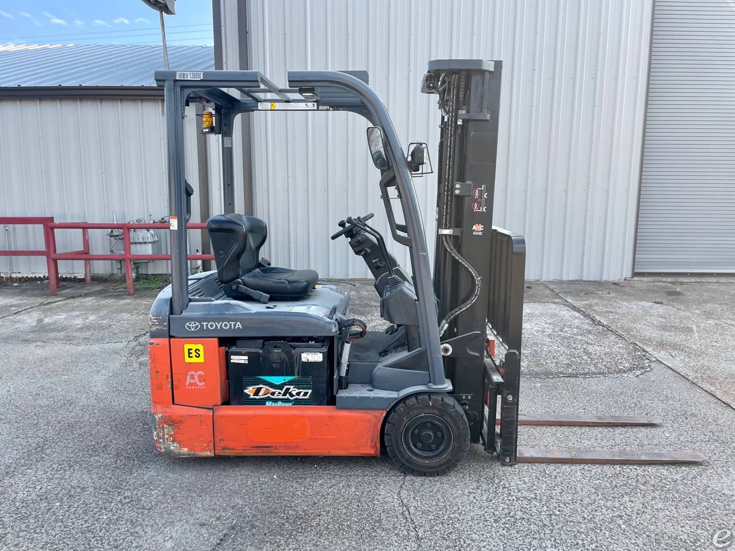 2018 Electric Toyota 8FBE18U Electric 3 Wheel Sit Down