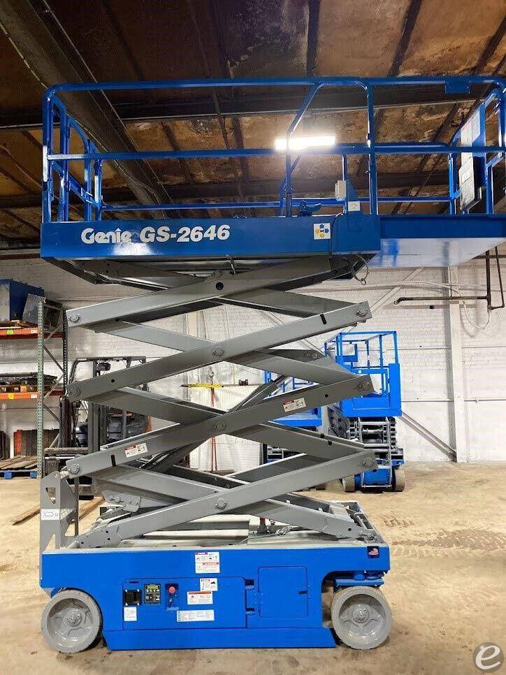 2014 Genie GS2646 Electric Scissor Lift - 123Forklift