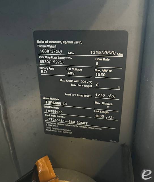 2010 Crown TSP6000-30