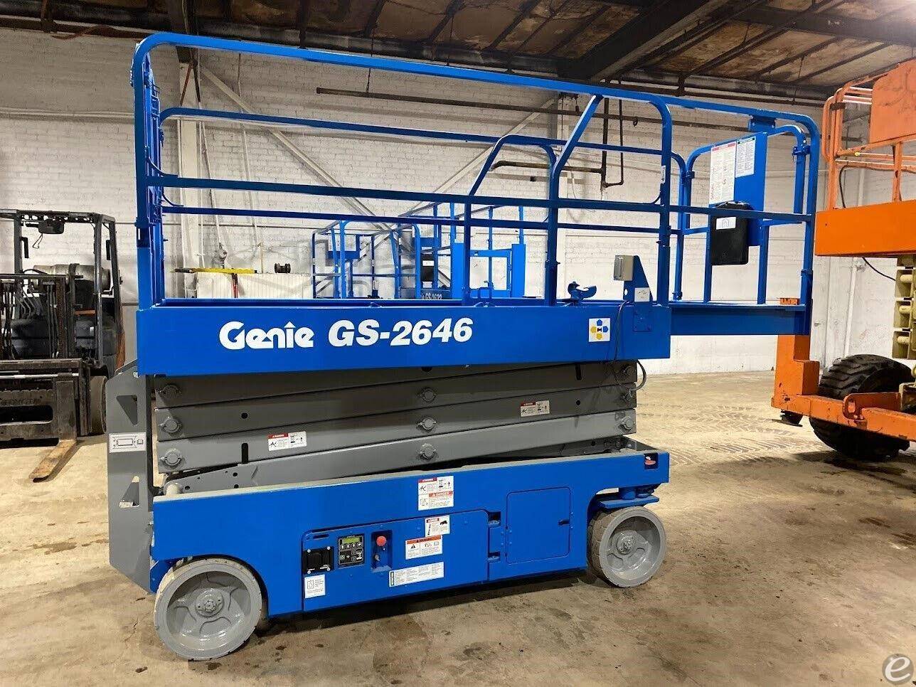 2014 Genie GS2646 Electric Scissor Lift - 123Forklift