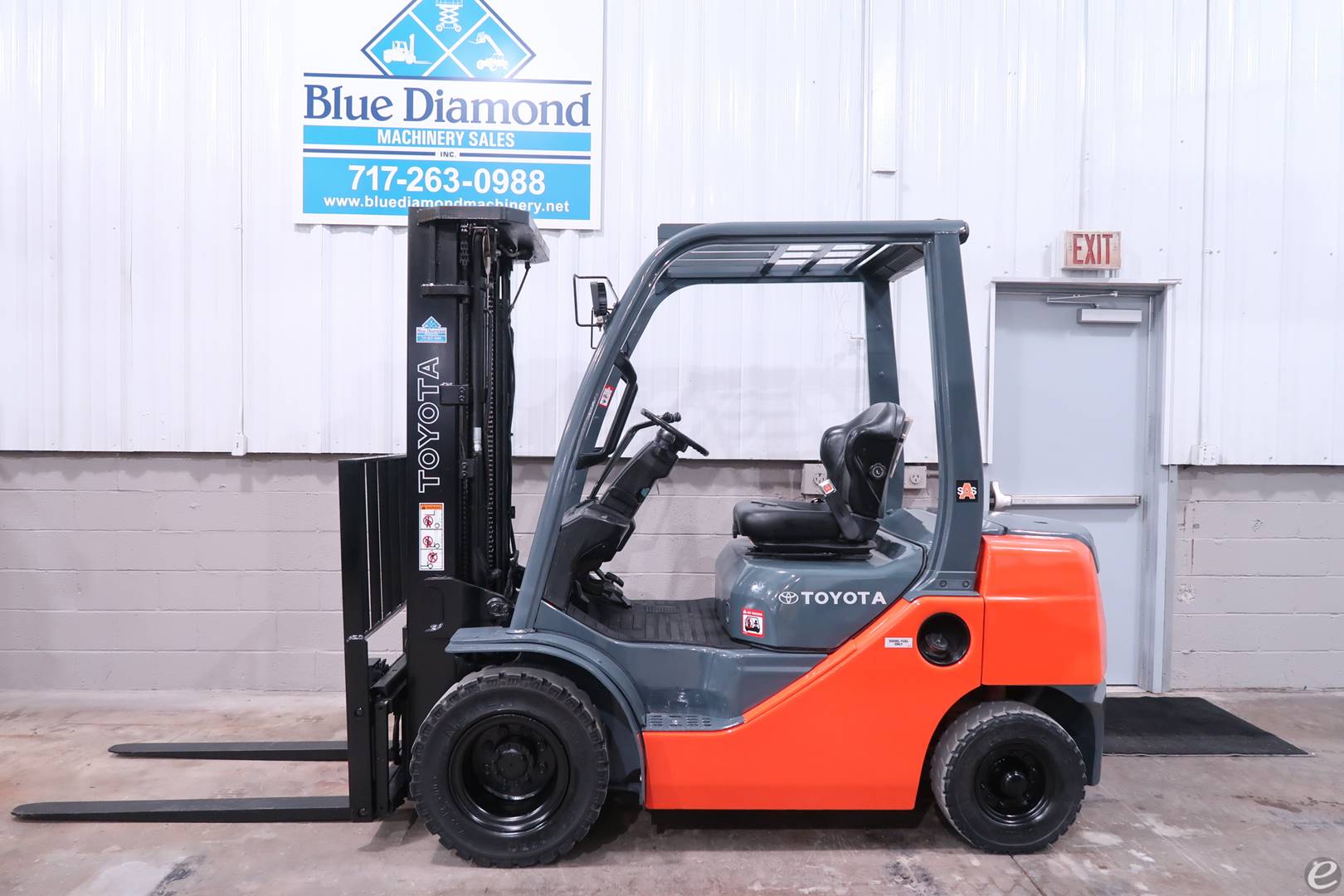2011 Toyota 8FDU25 Diesel Forklift - 123Forklift