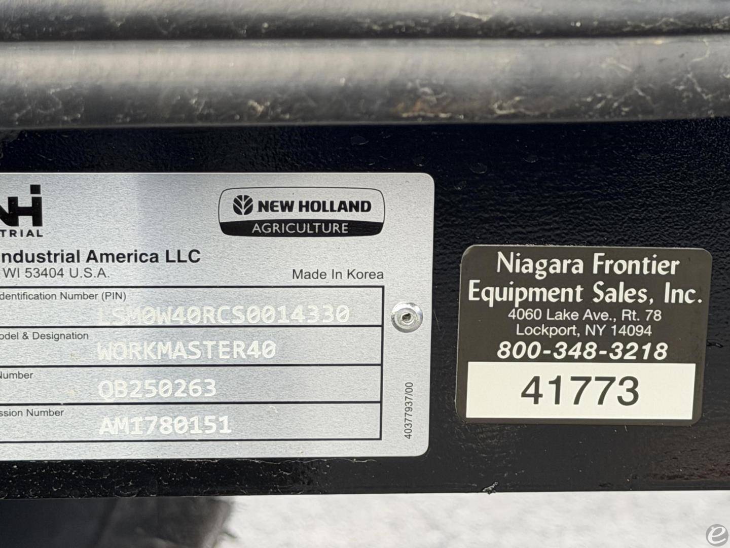 2025 New Holland WORKMASTER 40