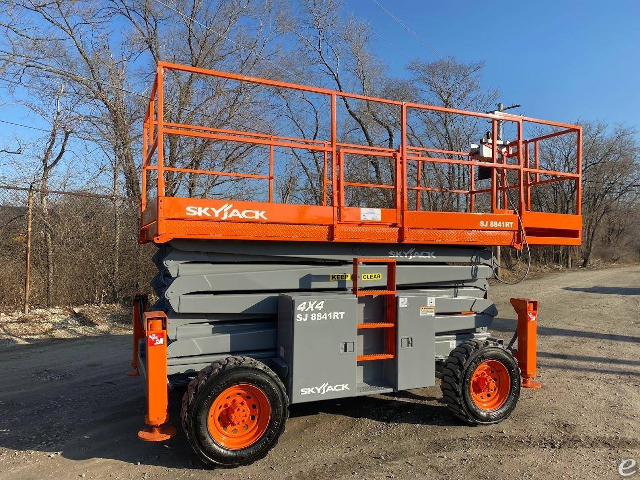 2015 Skyjack SJ8841RT Diesel Scissor Lift - 123Forklift
