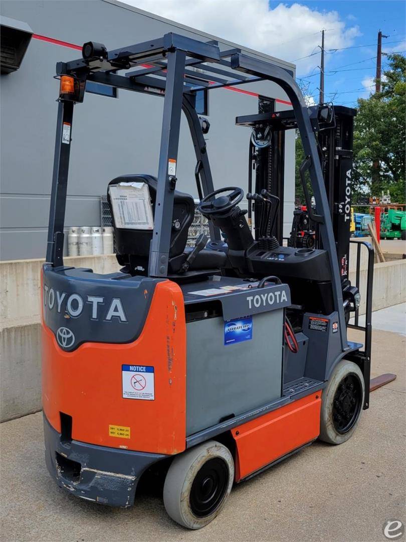2022 Toyota 8FBCU25 Electric Forklift - 123Forklift