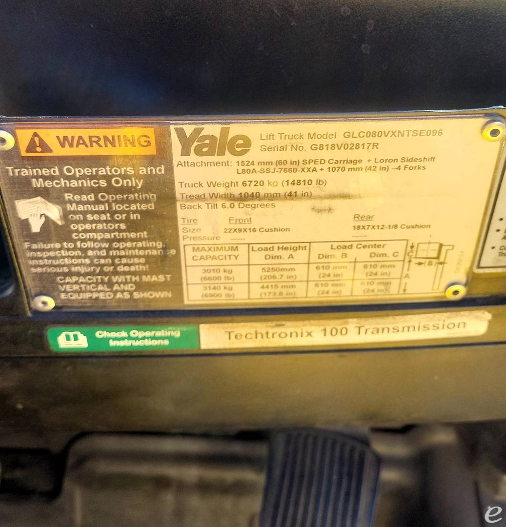 2017 Yale GLC080VX