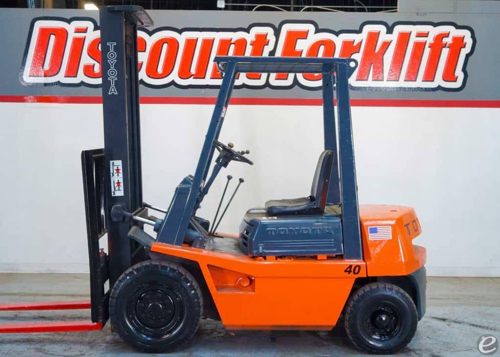 1985 Toyota 42-4FG18 LP Gas Forklift - 123Forklift