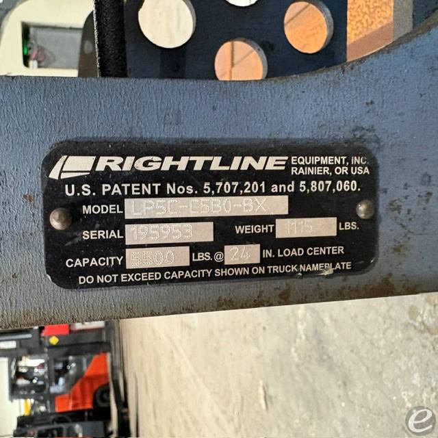 2019 Rightline LP5C-C5B0-BX