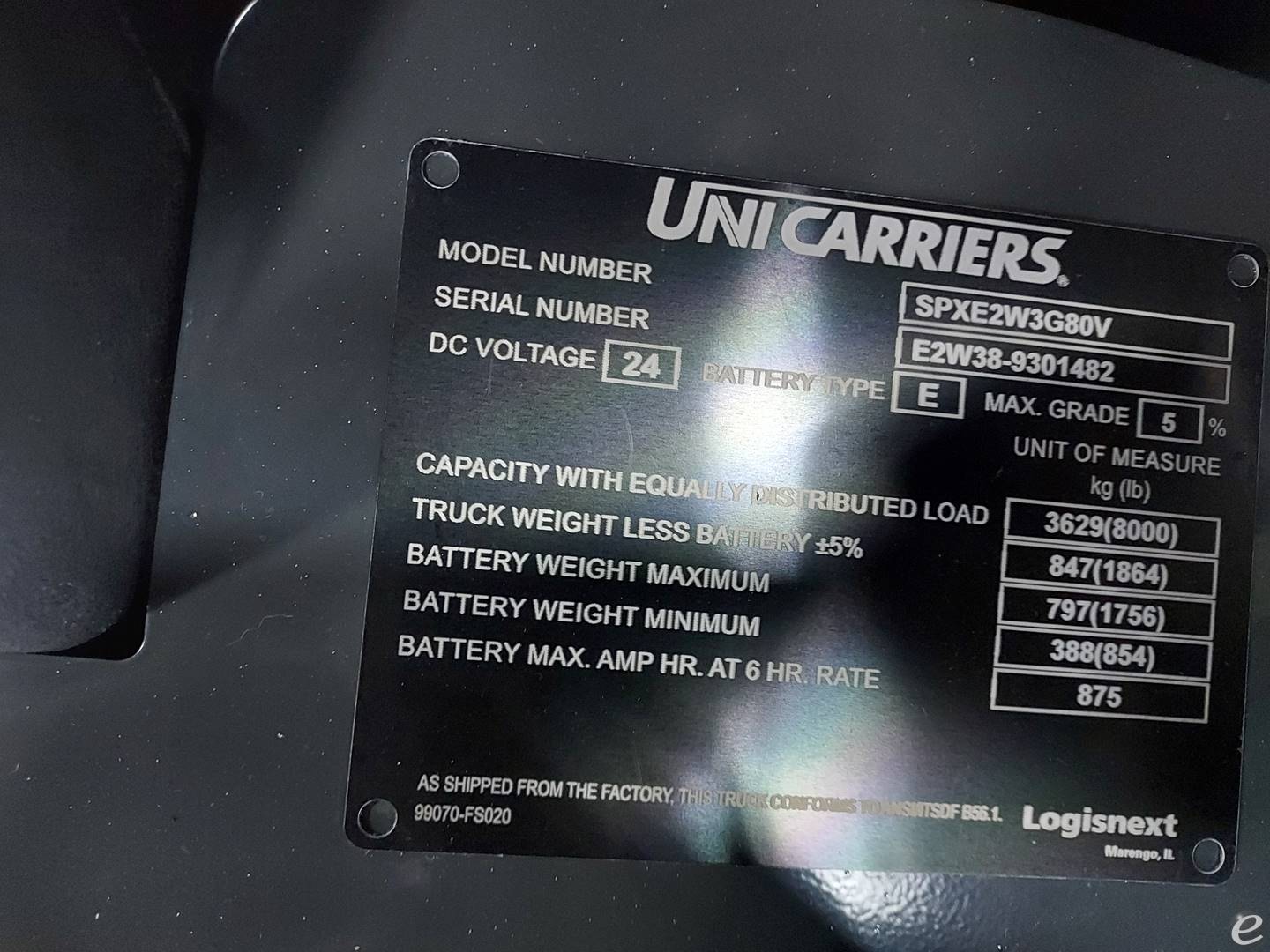2024 Unicarriers SPXE80