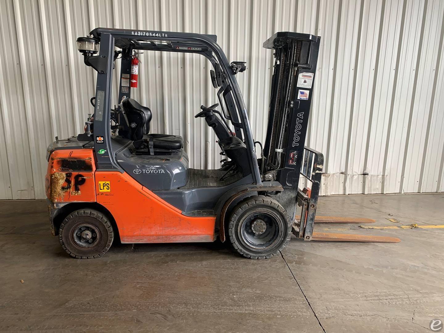 2017 Toyota 8FGU25 LP Gas Forklift