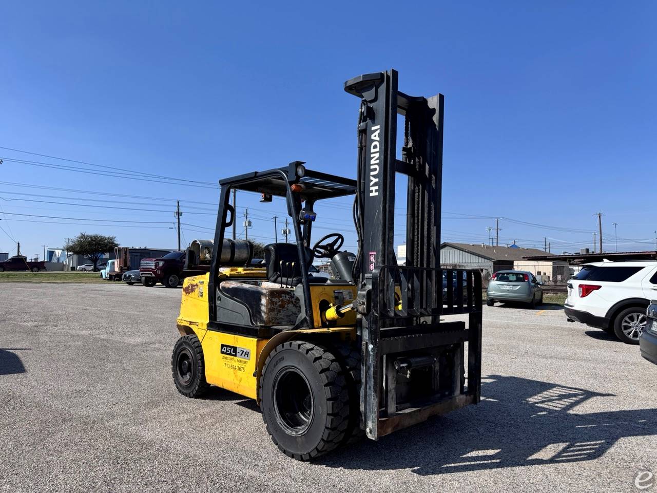 2010 Hyundai 45L-7A LP Gas Forklift...