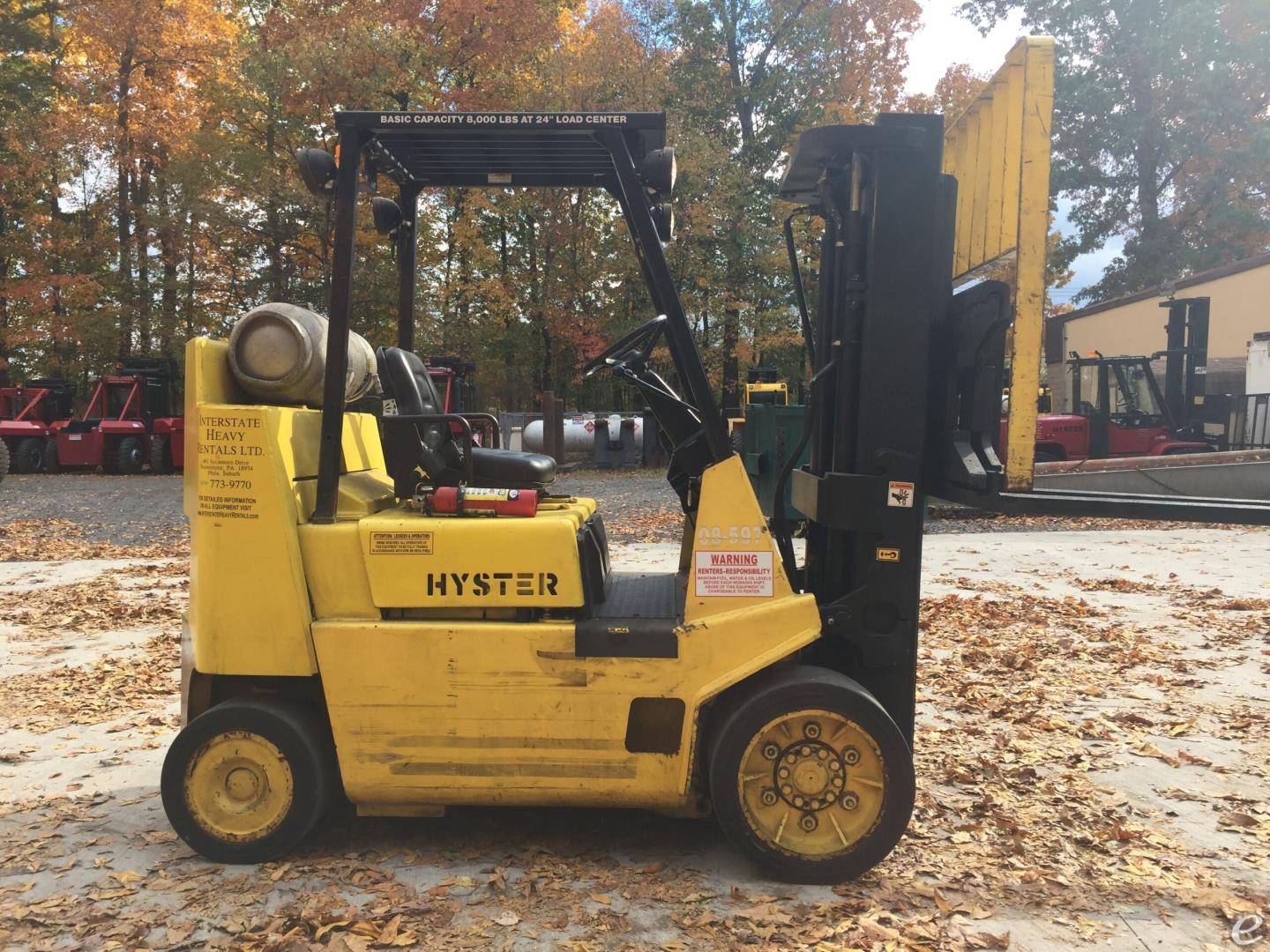 Hyster S80XL2BCS (Short Wheel Base, Box Car Special)